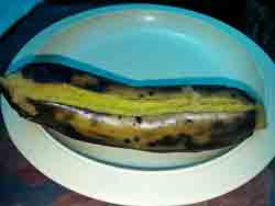 steamed kerala banana is a wholesome hot breakfast in Kerala