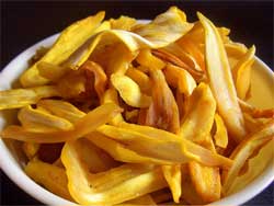 jackfruit chips called chakka chola varthathu