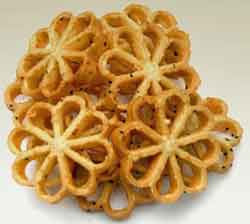 Achappam the spiced rice flower snack with nice shape